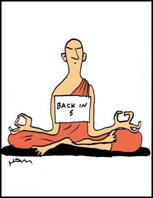 Image result for meditation cartoons